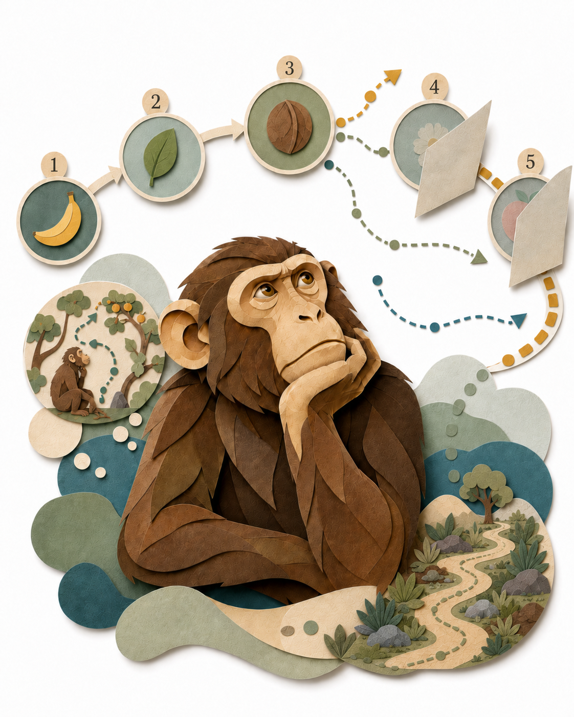 Rhesus macaque planning a sequence of future choices